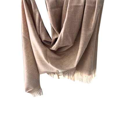 pashmina lisa bege mescla 9117