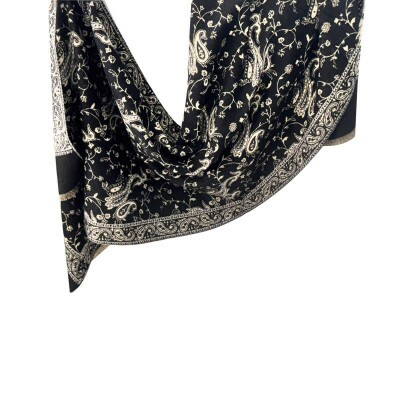 pashmina mini cash preta 9105