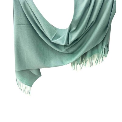 pashmina lisa verde menta 9092