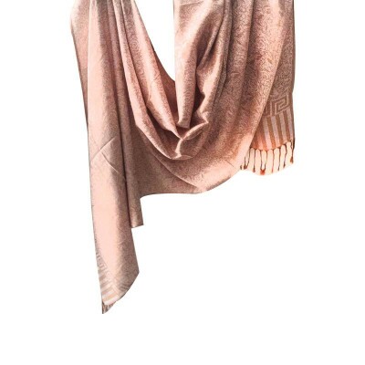 pashmina mini rosas dourada 9146