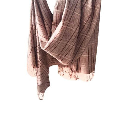 Pashmina Listras Dourada 9148