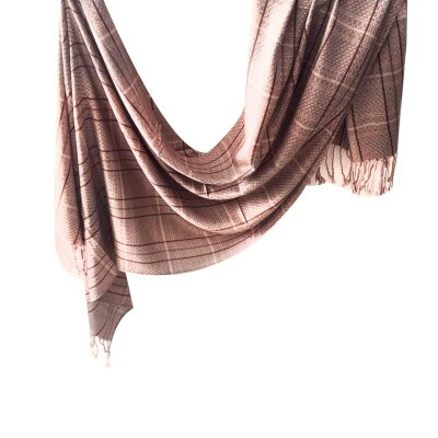 Pashmina Listras Dourada 9148