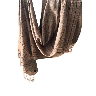 pashmina listras bege 9149