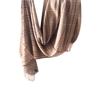 pashmina listras bege 9149