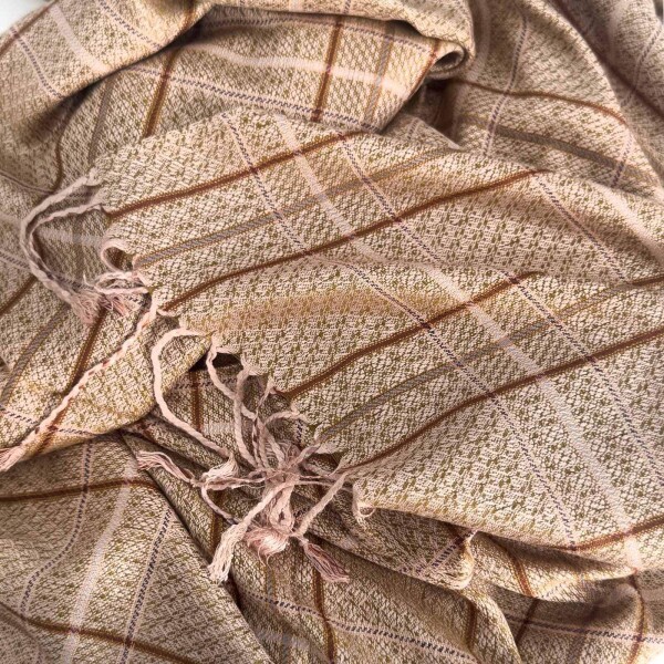 pashmina listras bege 9149