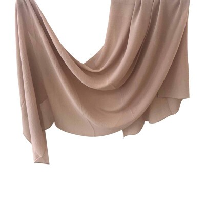 Echarpe lisa bege SKU 9089