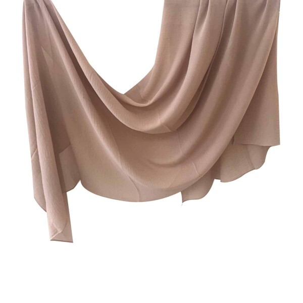 Echarpe lisa bege SKU 9089