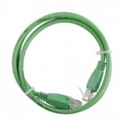 Patch Cord Cat.5e de 1,5mt na cor Verde Maxi Telecom