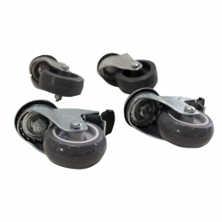 Kit rodizio para rack com 4 rodas