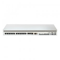 Roteador Gigabit Layer 6 com 1U para Rack 19 polegadas RB1100AHx2 MikroTik