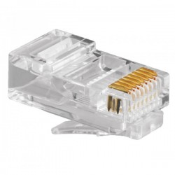 Conector Macho Cat.5e - plug 8x8 RJ45 Sohoplus Furukawa