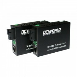 Conversor de Mídia Fast Ethernet 10/100 (SM - SC) para 20km WDM DC World