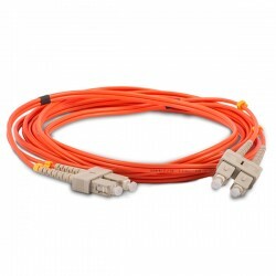 Cordão Óptico Duplex MM 62,5/125 SC-SC 2,5mt