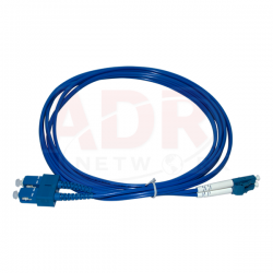 Cordão Óptico Duplex SM SC-LC 2,5mt
