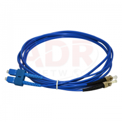 Cordão Óptico Duplex Monomodo (SM) SC-ST