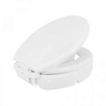 Elevador De Assento Sanitario Almofadado 12 5 Cm Com Tampa Astra Ortovida Sc Produtos Ortopedicos Hospitalares E Bem Estar