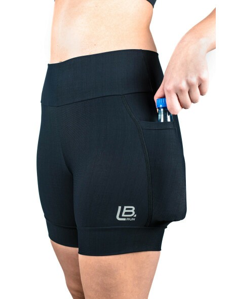 SHORTS DE CORRIDA FEMININO 2 BOLSOS AUTHENTIC