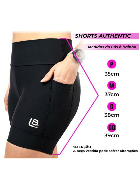 SHORTS DE CORRIDA FEMININO 2 BOLSOS AUTHENTIC
