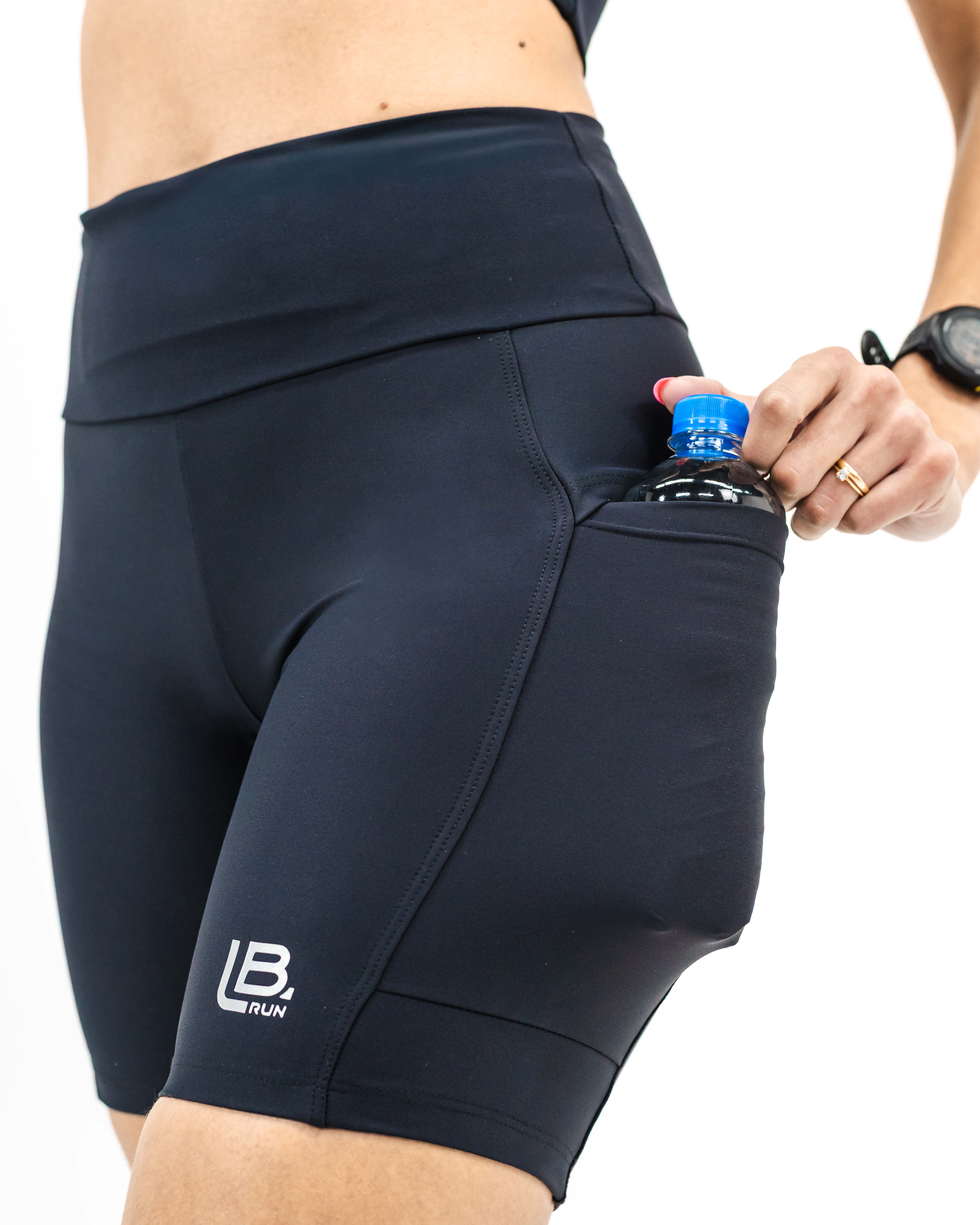 BERMUDA FEMININA DE CORRIDA PULSE ONE - 5 BOLSOS - O MAIOR BOLSO