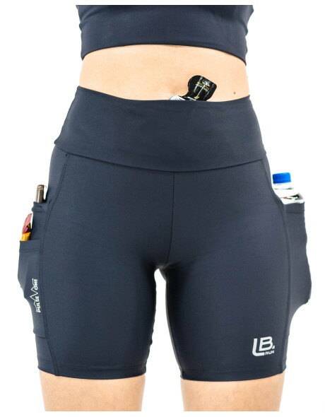 BERMUDA FEMININA DE CORRIDA PULSE ONE - 5 BOLSOS - O MAIOR BOLSO DA CATEGORIA 750ml