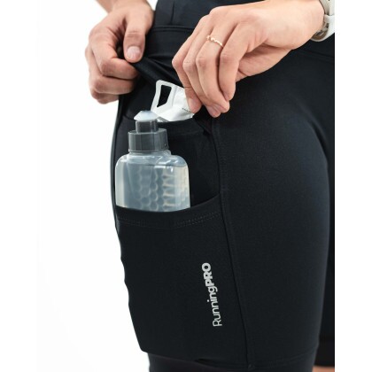 BERMUDA DE CORRIDA FEMININA RUNNING PRO - Forro Antibacteriano - 6 BOLSOS