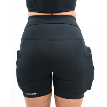 SHORTS DE CORRIDA FEMININA RUNNING PRO - Forro Antibacteriano - 6 BOLSOS