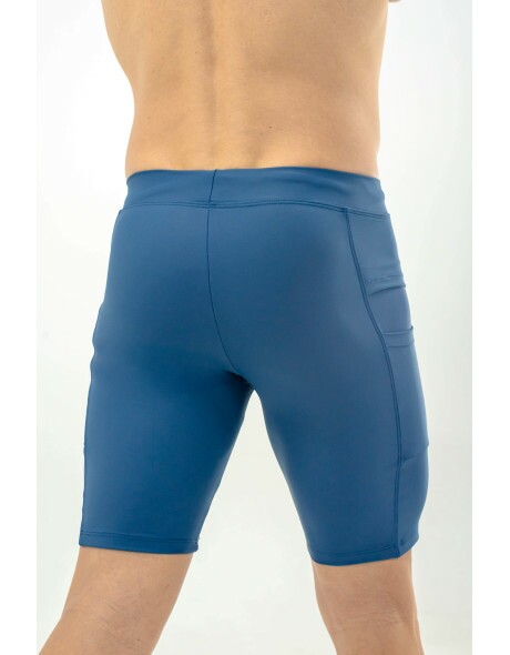 BERMUDA DE CORRIDA MASCULINA PULSE ONE MARINHO -3 BOLSOS 750ML O MAIOR DA CATEGORIA