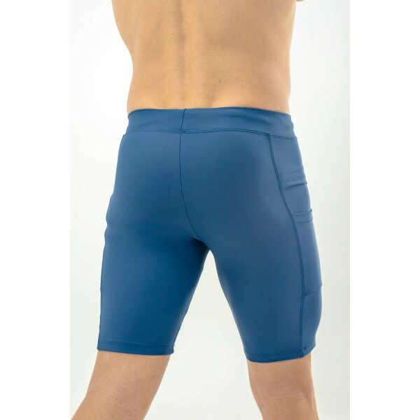 BERMUDA DE CORRIDA MASCULINA PULSE ONE MARINHO -3 BOLSOS 750ML O MAIOR DA CATEGORIA