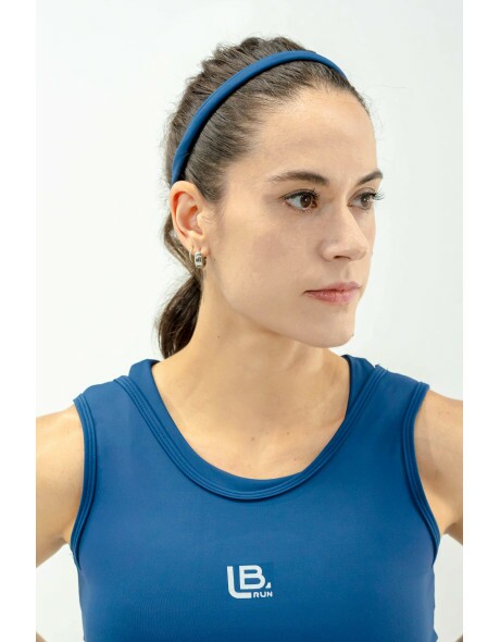 TOP DE CORRIDA PULSE ONE MARINHO-1 BOLSO-BRINDE FAIXA DE CABELO MARINHO