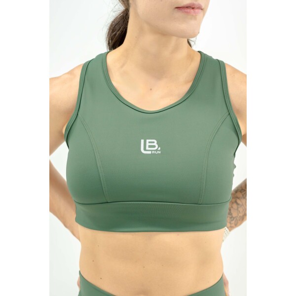 TOP DE CORRIDA LB RUN NEW VERDE-BRINDE FAIXA DE CABE�A VERDE
