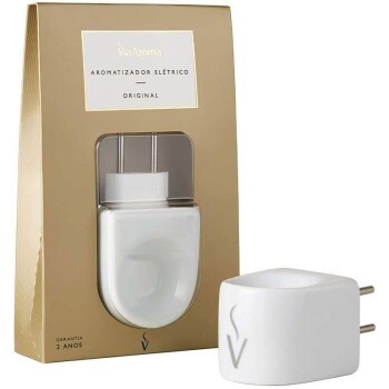 Aromatizador Via Aroma Original Cer�mica Branca