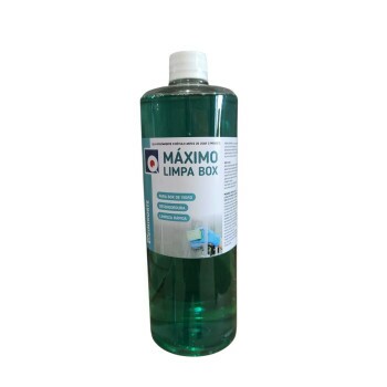 Mximo Limpa Box (Para Box de Vidro, Limpeza rpida e Desengordurante) Frasco 1 Litro - Quiminorte