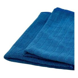 PANO MICROFIBRA QUADRICULADO 28X38 AZUL PECA