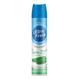 ODORIZADOR DE AR AEROSOL 400 ML CAPIM LIMAO ULTRA FRESH - DOM LINE