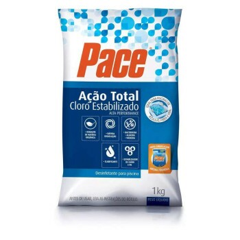 HTH CLORO PACE ACAO TOTAL CLORO PACOTE 1KG