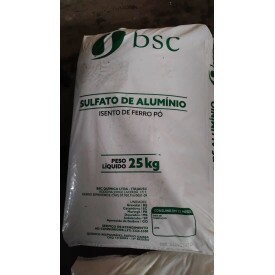 SULFATO DE ALUMINIO I.F. PO SAIF SACO 25 KG