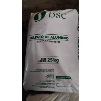 SULFATO DE ALUMINIO I.F. PO SAIF SACO 25 KG
