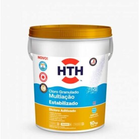 HTH CLORO DICLORO MULTIACAO ESTABILIZADO (SEM COBRE) BALDE 10 KG