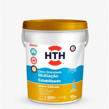 HTH CLORO DICLORO MULTIACAO ESTABILIZADO (SEM COBRE) BALDE 10 KG