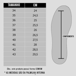 Chinelo Slide Hocks Faixa - Preto Laranja
