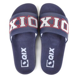 Chinelo Slide Qix - Marinho Vermelho