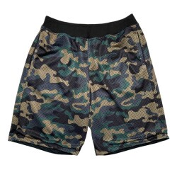 Bermuda Basket Federal Art 13601 Dupla Face - Preto x Camuflado