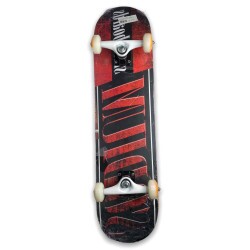 Skate Montado Sodium Semi Profissional - Clssico Vermelho e Preto