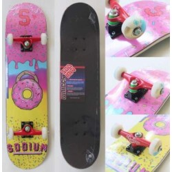 Skate Montado Sodium Semi Profissional - Donuts