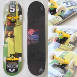 Skate Montado Sodium Semi Profissional - Perna de pau