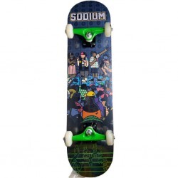 Skate Montado Sodium Semi Profissional - Music