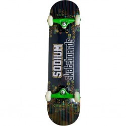 Skate Montado Sodium Semi Profissional - Flores