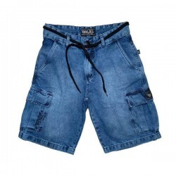Bermuda Jeans Cargo Federal Art 14805 - Lavao Clara