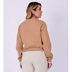 Moletom Fem Riu Kiu 11100 Lisa - Bege
