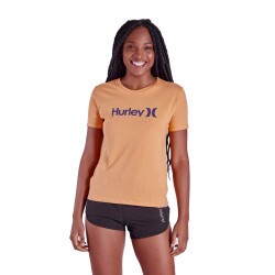 Camiseta Fem Hurley HYTS010577 One & Only - Laranja